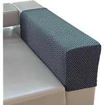 Couch Arm Covers for Sofa, Armrest Armchair Covers Stretch Recliner Chair Slipcovers, Set of 2 Gray, Large