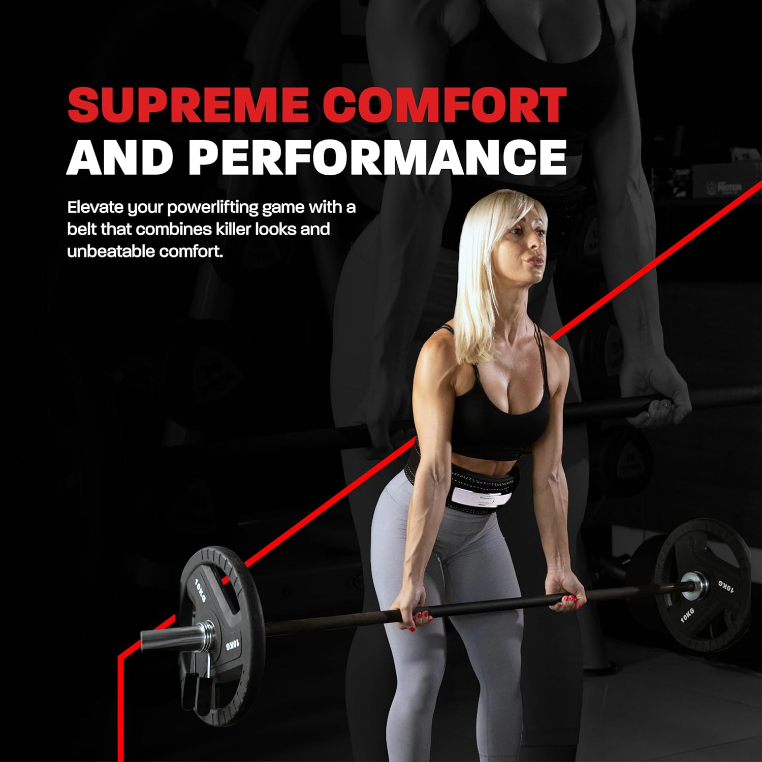 Hawk Sports Weightlifting Belt for Men and Women, Black 10mm Thick, 4-Inch Wide Lever Belt for Safely Increasing Weight and Lifting Power for Deadlifts, Squats, and Other Workouts - Image 4