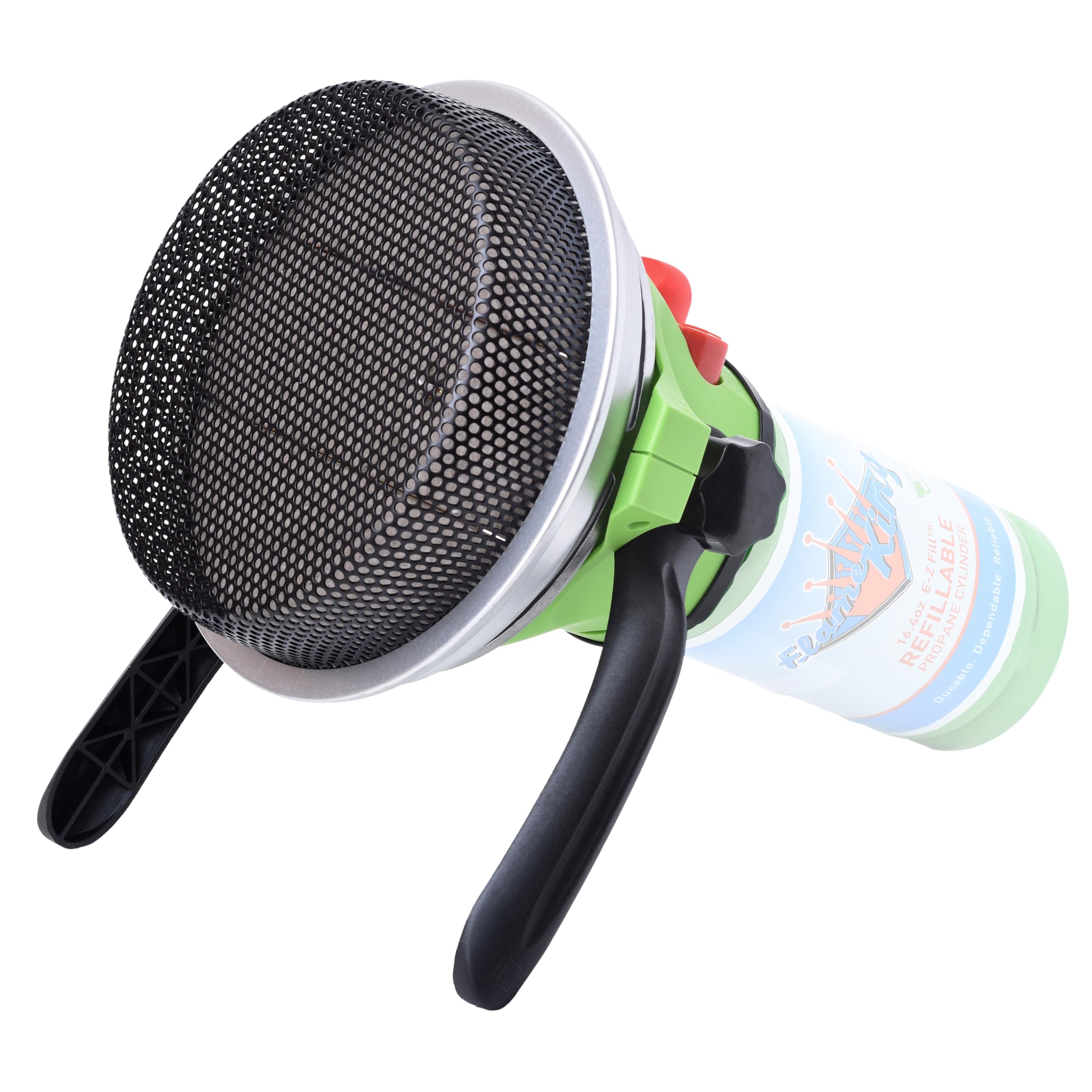 CAMPLUX Nano Chauffage à Gaz Portable, 2,34 KW, 2 Niveaux, Chauffage Extérieur 360°, Protection ODS & Anti-basculement, Idéal Pour Camping, Pêche & Jardin, NanoAir 2