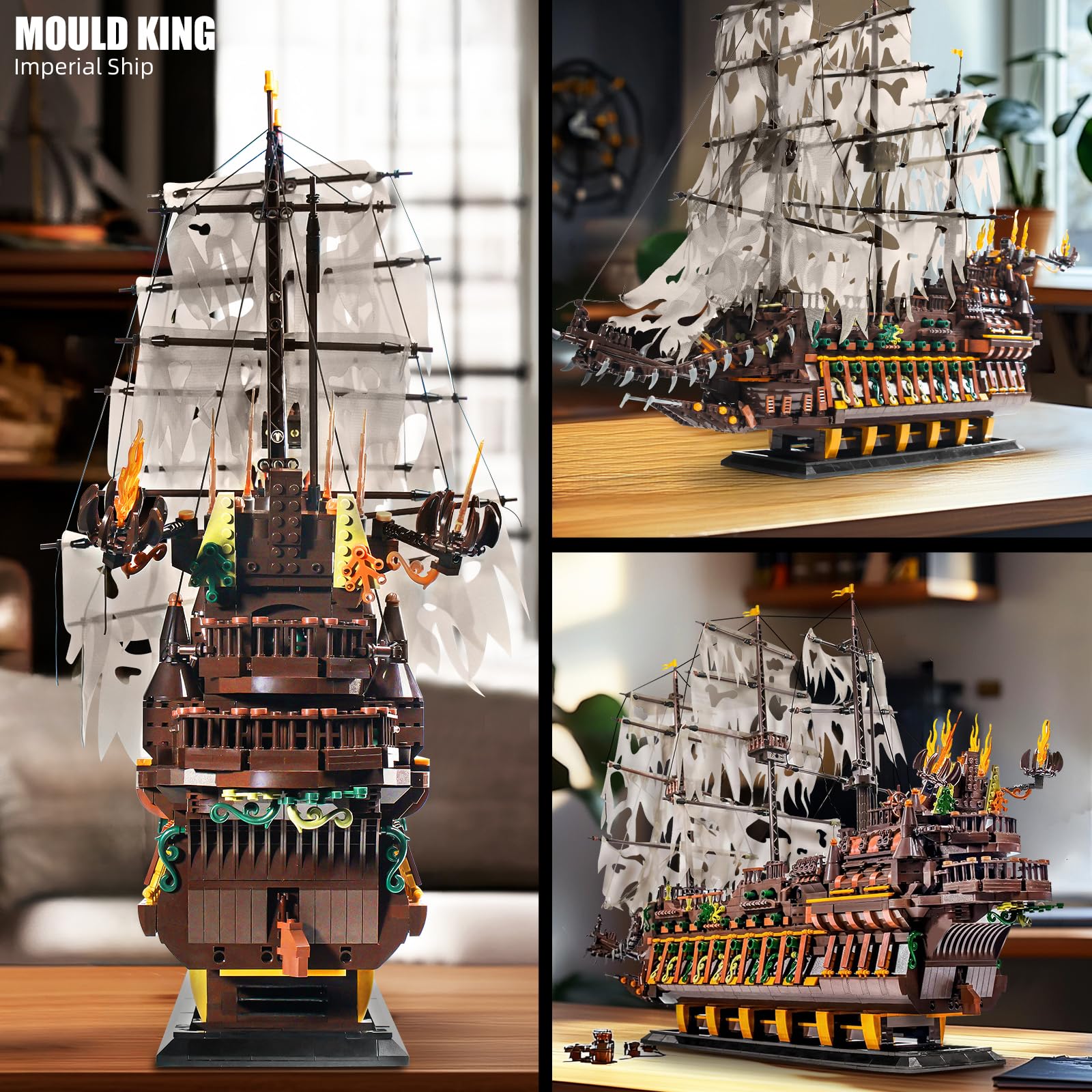Mould King 13192 Fregata Imperiale 3580+ Pezzi Nave Mattoncini MOC