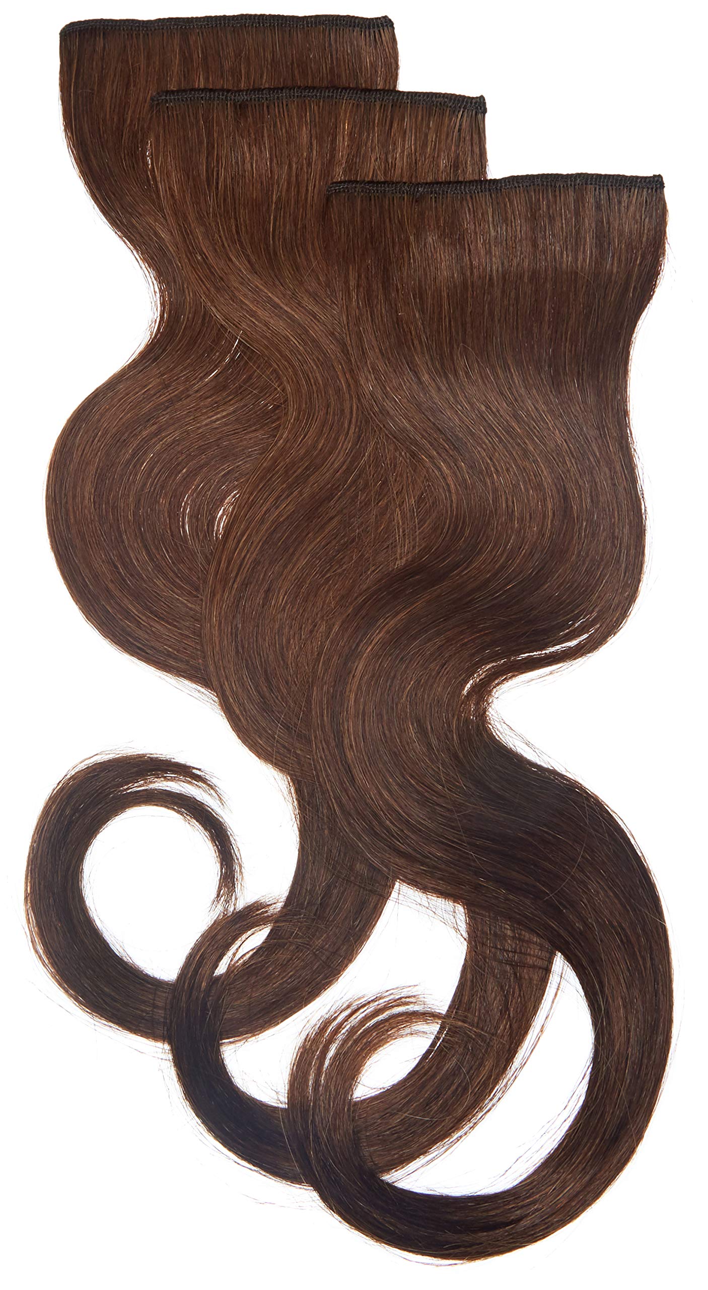 BalmainDoubleHair Extensions Human Hair 3-Pieces, 40 cm Length, Number L5 Light Brown, 0.11 kg