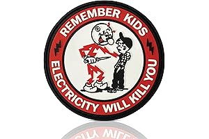 Best Man Patch: Funny Morale Patch for Electricians