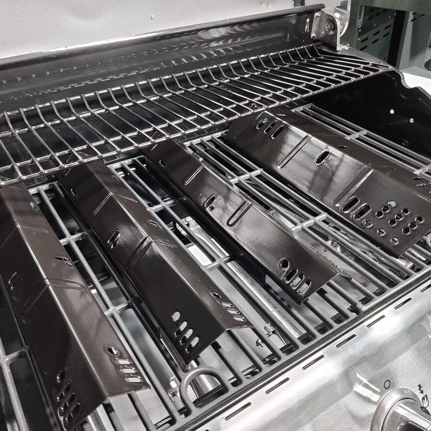 Uniflasy Grill Heat Plate Replacement for Dyna-Glo DGH485CRP,DGH474CRP, Heat Plates for Dyna-Glo 4 Burner Grill, Porcelain Steel Heat Plate, 5 Pack : Patio, Lawn & Garden