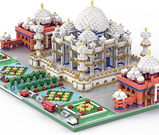 SEMKY Micro Mini Blocks Taj Mahal Famous Landmark Model Set,(5477Pieces) -Building and Architecture Toys Gifts for Kid and Adult