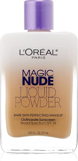 L'Oreal Paris Magic Nude Liquid Powder Bare Skin Perfecting Makeup, Natural Beige 320