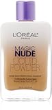 L’Oréal Paris Magic Nude Liquid Powder Bare Skin Perfecting Makeup SPF 18, Natural Beige, 0.91 Ounces