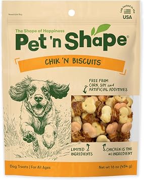 Pet n Shape Chik n Wrapped Biscuits Jerky Dog Treats - 1 Pound