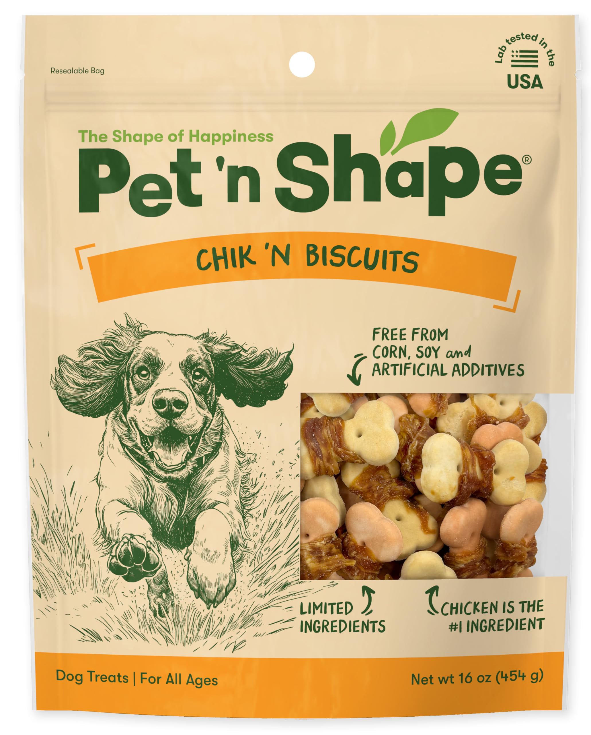 'n' n 'Chik Galletas Naturales de Forma de Mascota Perro Treats