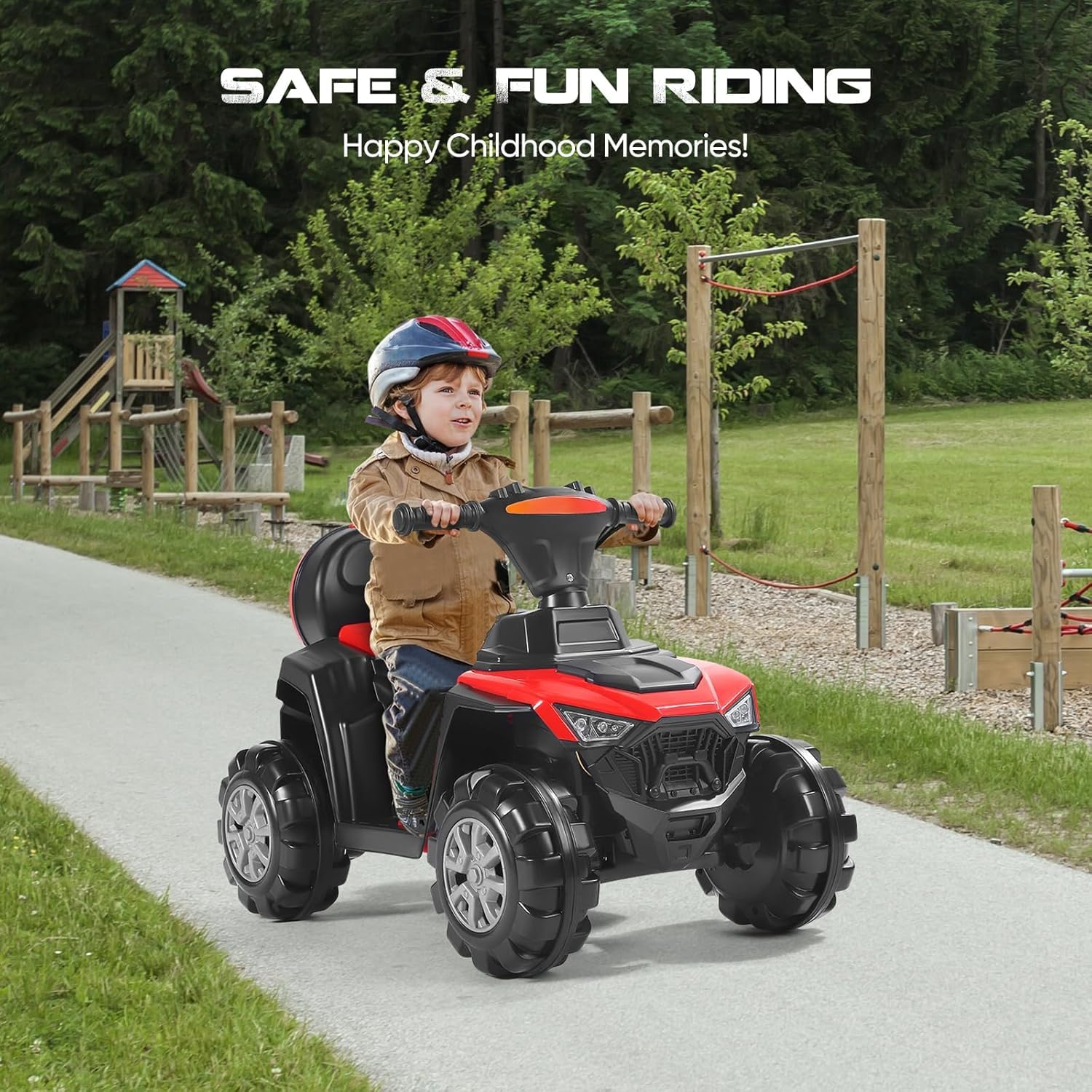 Elektrisches Motorrad für Kinder | Fahrzeug für Kinder ,ausgestattet mit LED-Scheinwerfern, Audiosystem und Aufbewahrungsbox, für Kinder von 2 bis 7 Jahren