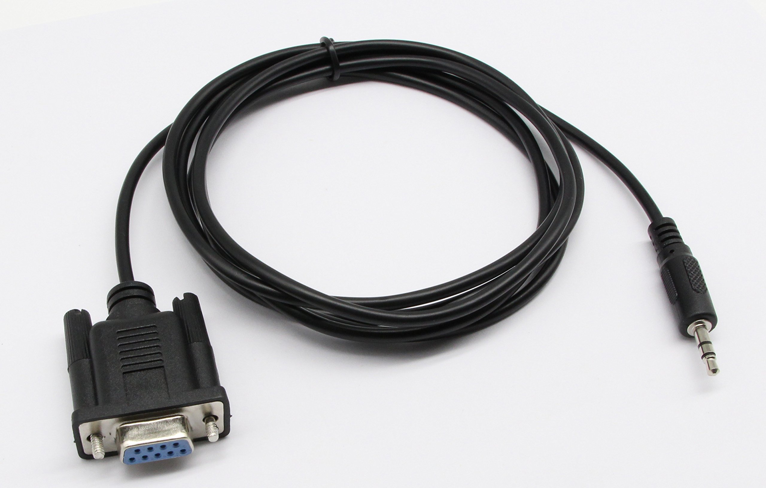 CERRXIAN DB9 9-pinowy kabel żeński, DB 9 żeński do TRS 3,5 mm (1/8 cala) TRS stereo męski szeregowy kabel danych - 6 stóp