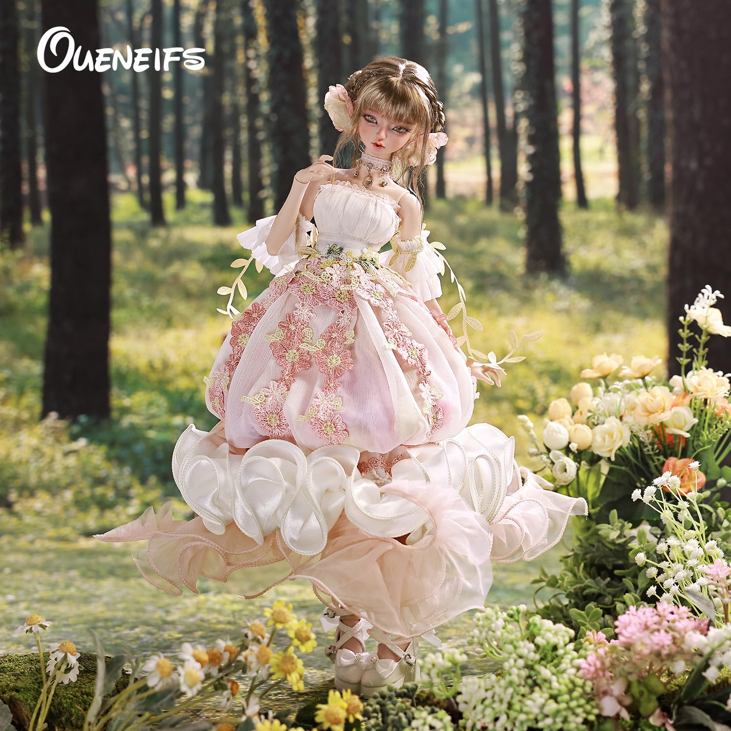 Oueneifs 1/4 Sakina Bjd Puppe Fullset C Resin Spielzeug für 15+ Jahre alt