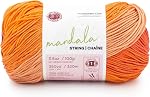 Lion Brand Yarn Mandala String, Fingering Yarn for Knitting and Crochet, Jazz, 1 Pack