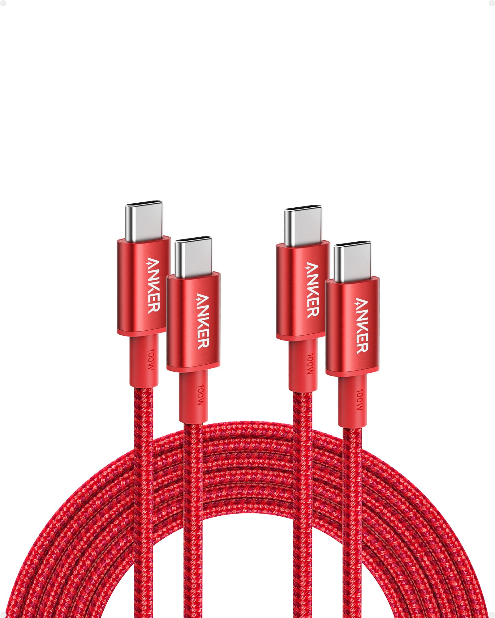 Anker USB C to USB C Cable, 100W Fast Charging Cable (2-Pack, 6 ft, Black) — Amazon image 8