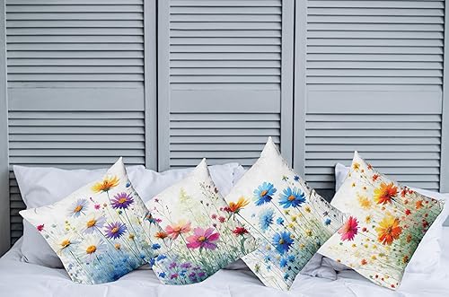 Vista 29 de Ambesonne Orient - Funda de cojín para cojín, diseño floral tradicional de Oriente Medio, clásico, bohemio, antiguo, cultura persa, funda