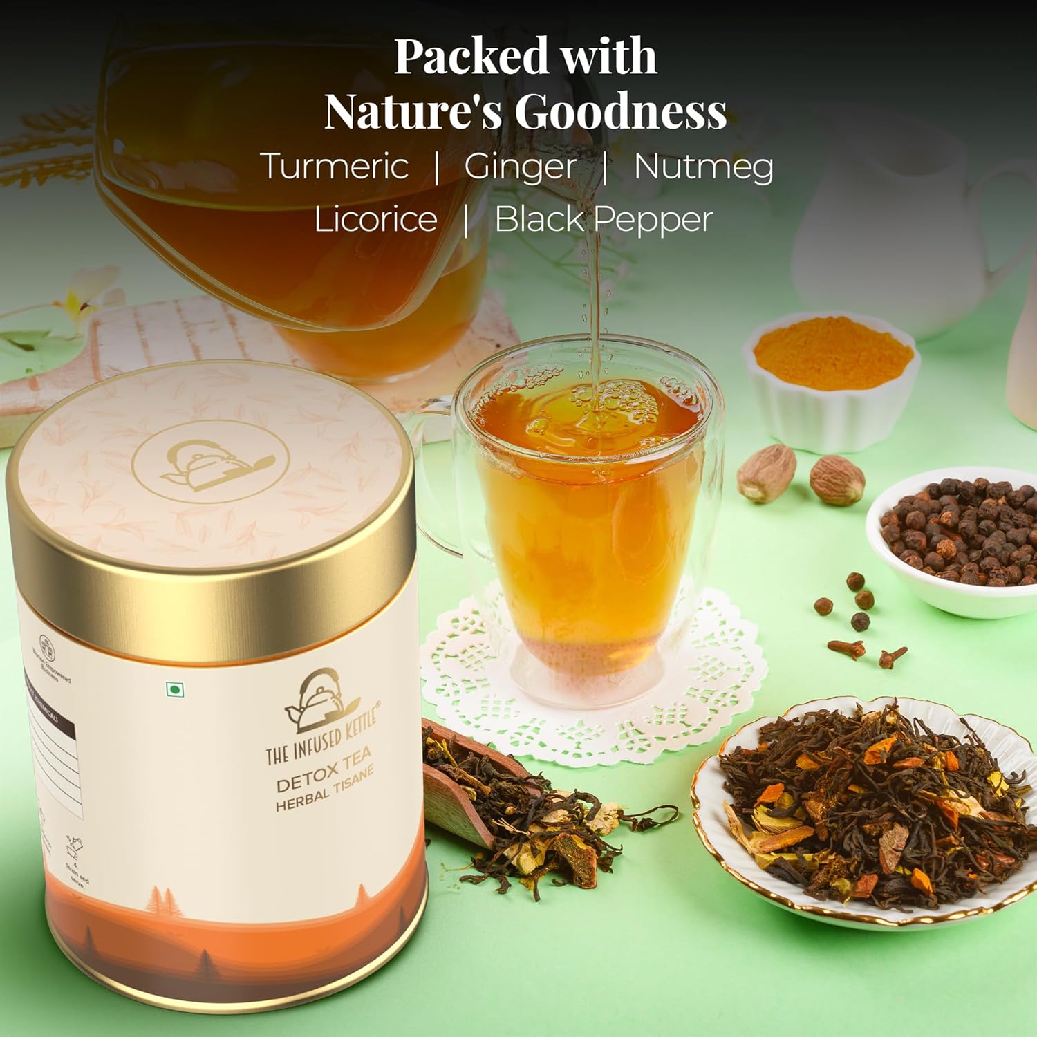 Buy Now The Infused Kettle Premium Ayurvedic Detox Green Tea | Gut R... 2 Buy Now The Infused Kettle Premium Ayurvedic Detox Green Tea | Gut R...