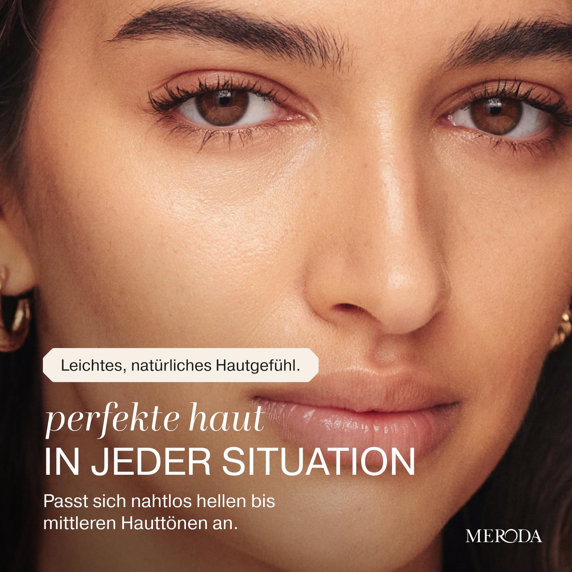 MERODA® Changing Foundation SPF 15 Light to Medium Skin Farbwechselnde Foundation für Reife Haut Make Up Hautton Anpassend