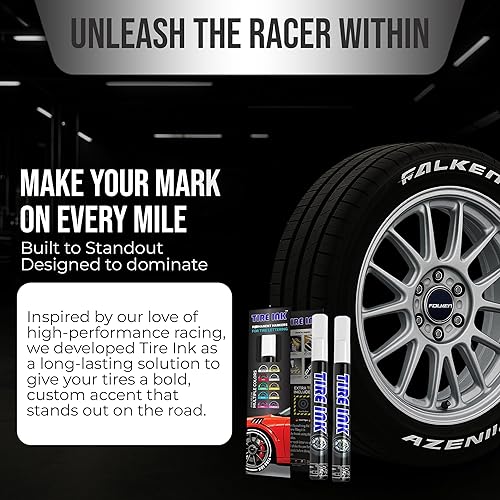 Miniatura 9 de Bolígrafo de pintura de neumáticos de color morado, bolígrafos de pintura permanente impermeables para letras de rueda de automóvil, seguro