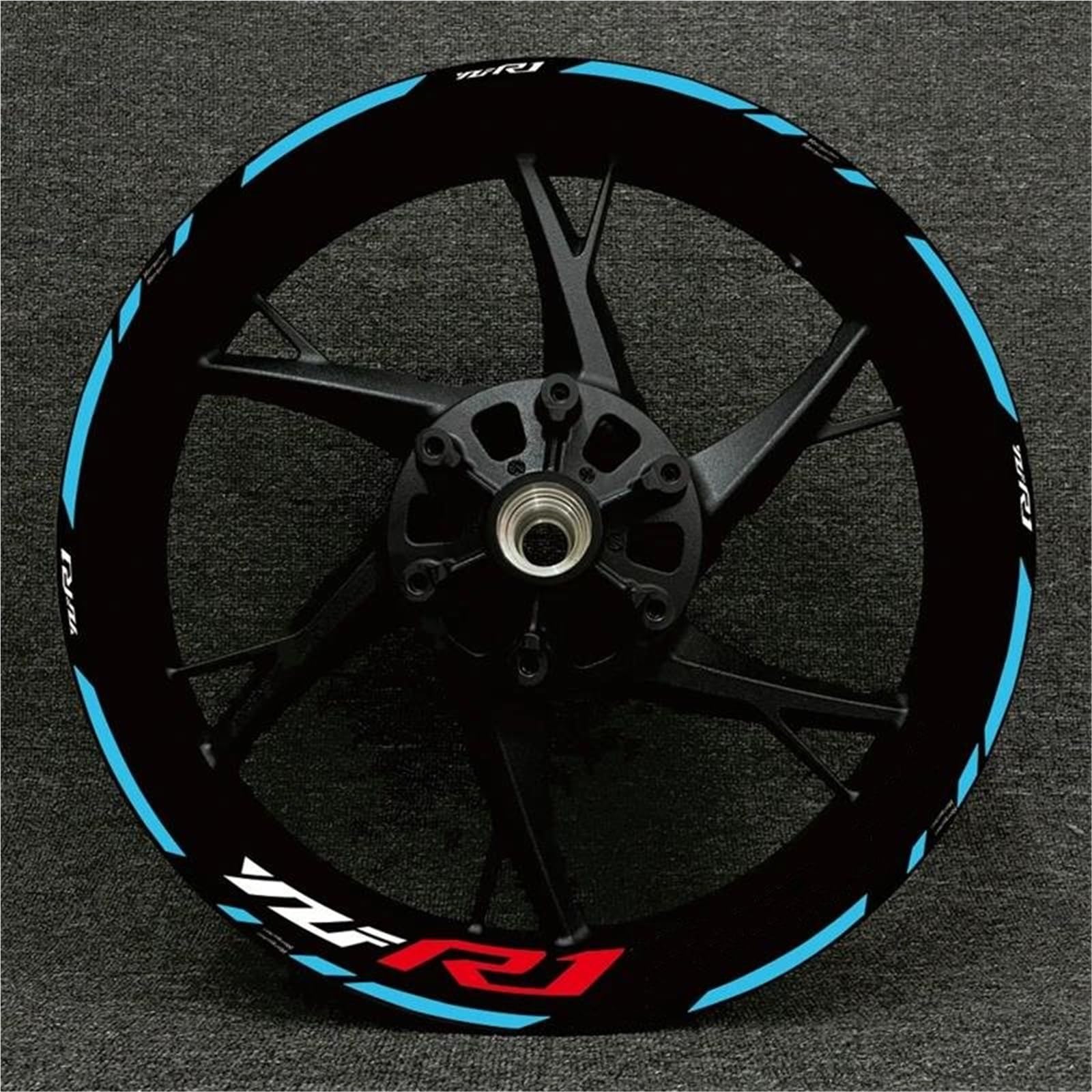 Wheel Stickers Motorcycle Wheel Stickers Rim Reflective Decal for YZFR1 YZF-R1 YZF R1 Stripe Decals Hub Sticker Rim Reflective Decal