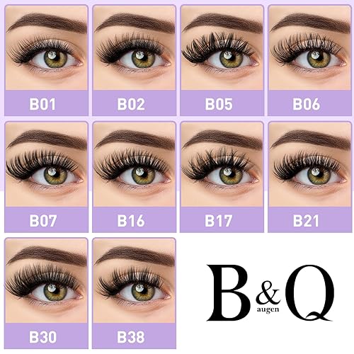 Miniatura 7 de Kit B07 extensión de pestañas DIY, racimos de pestañas, pestañas individuales, con cepillo de rímel, removedor de pegamento, aplicadores de pestañas