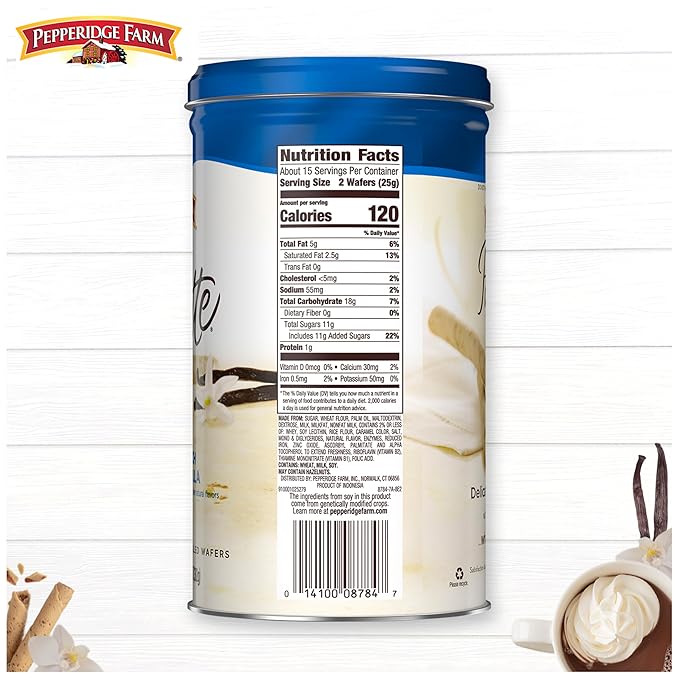 Pepperidge Farm Pirouette Cookies French Vanilla 13.5 Oz miniatura 7