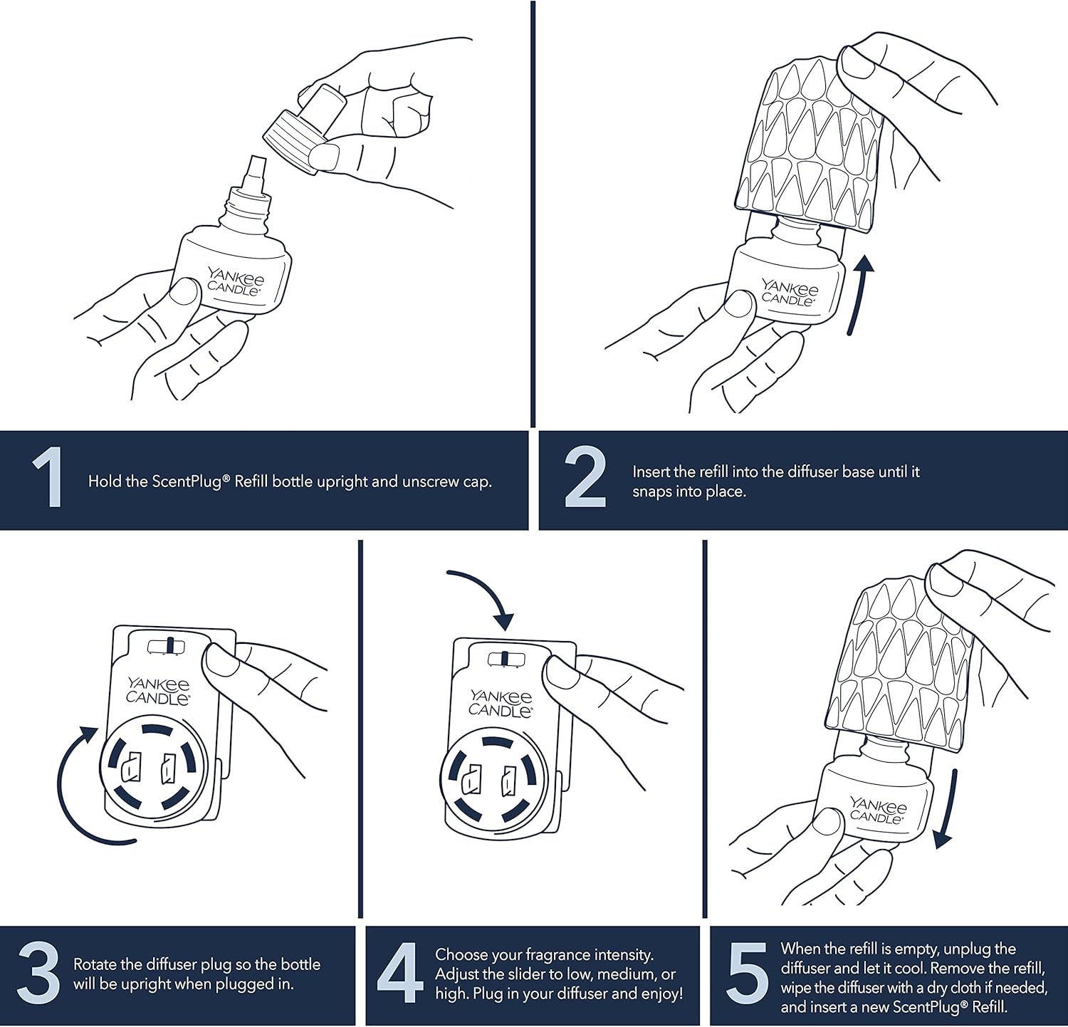 Yankee Candle Organic Pattern Home Sweet Home ScentPlug® Diffuser Kit