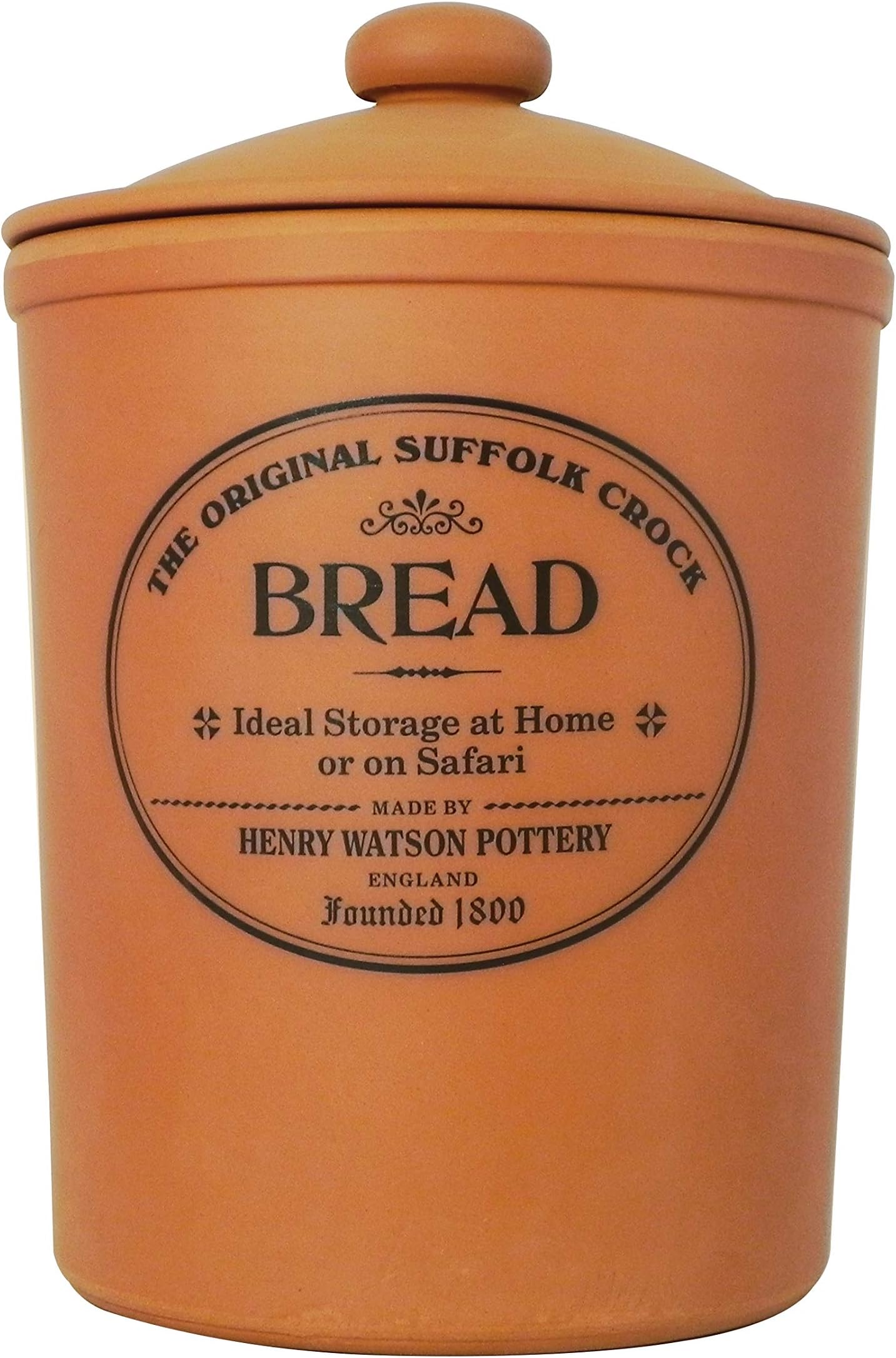 Henry Watson - Bread Crock - Terracotta - Made In England - 23cm x 33cm