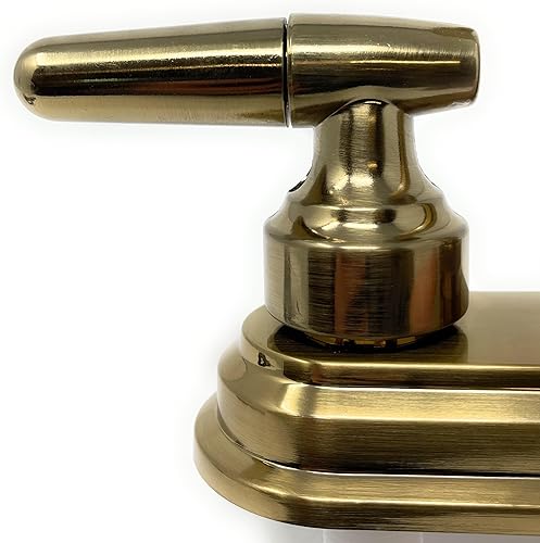Miniatura 4 de Grifo para lavabo de baño 4" Base; Construcción ABS chapado en oro [1207PGD] - Grifo para baño de Oro, base 4.0 in