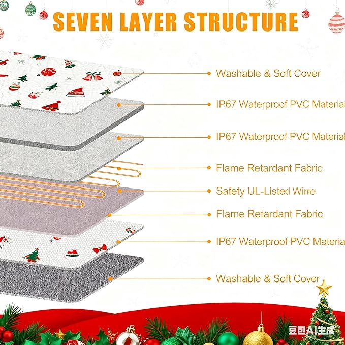 Colchoneta Térmica para Perros Grande con Temporizador miniatura 6