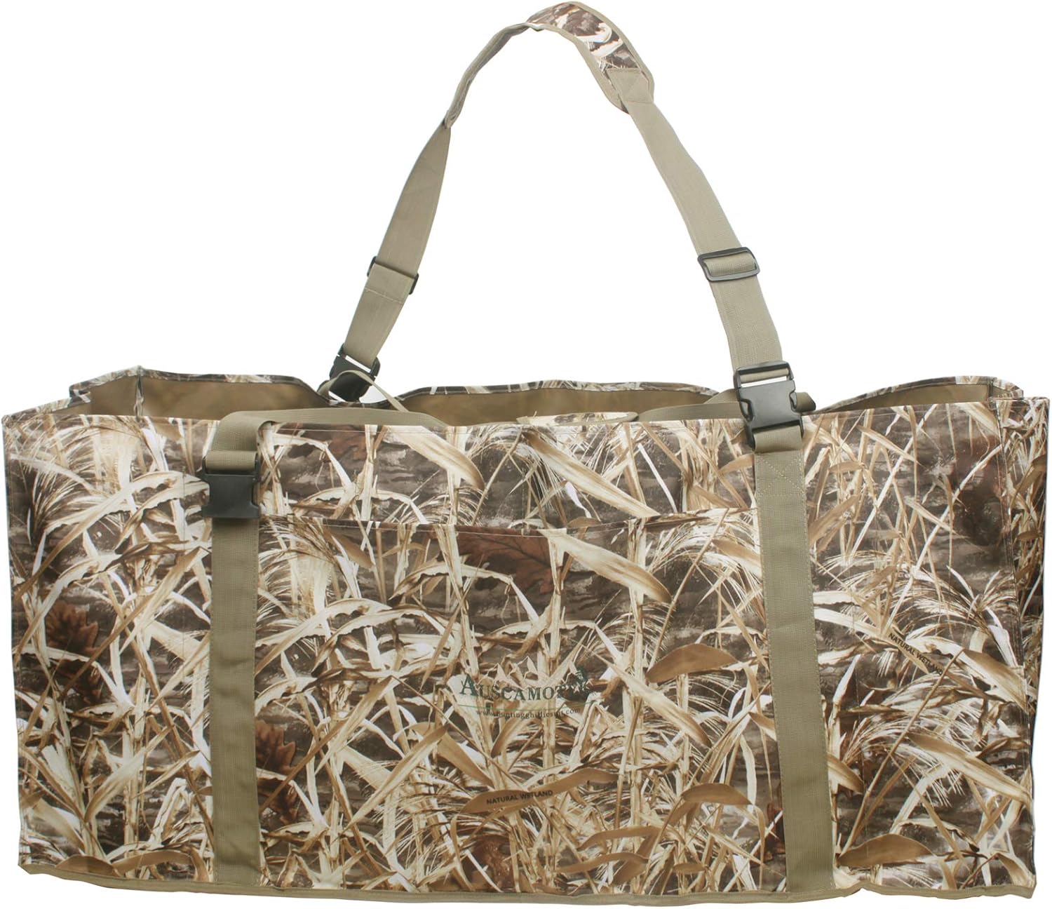 AUSCAMOTEK 12 Slot Duck Decoys Bag with Waterfowl Hunting