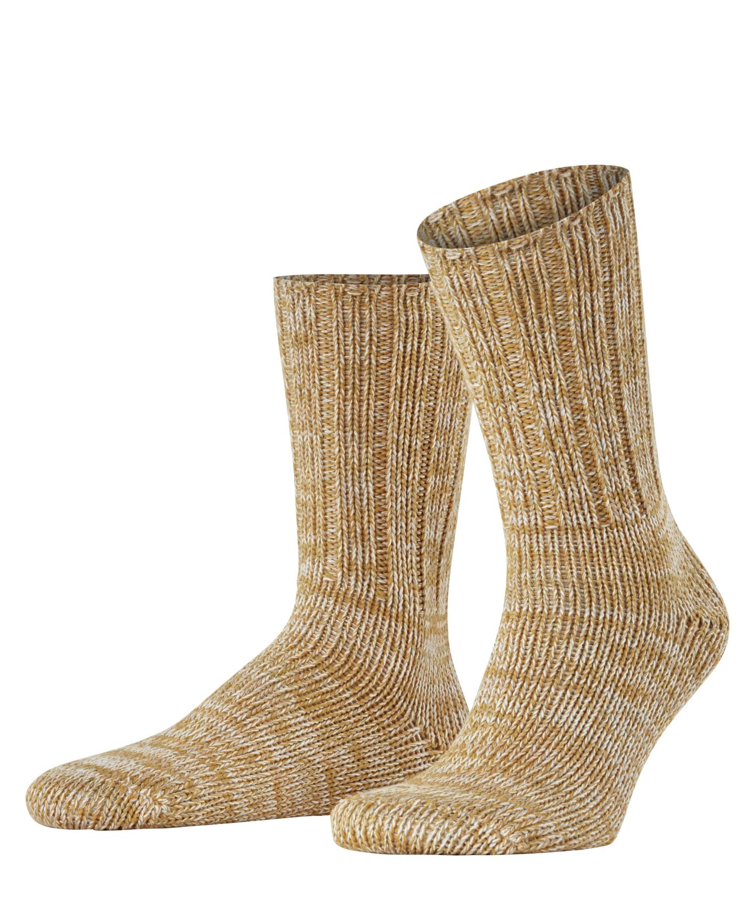 FALKE Men's Brooklyn M So Cotton Plain 1 Pair Socks, Yellow Old Brass 1220, 5.5-8