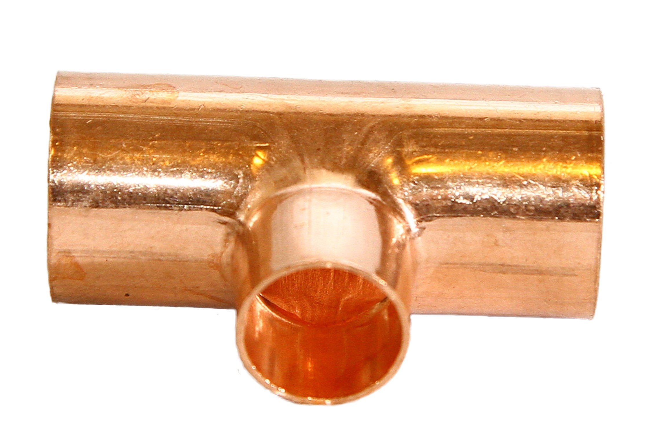 1" x 1" x 1/2" CxCxC Reducing Tee (Pack of 5pcs.)