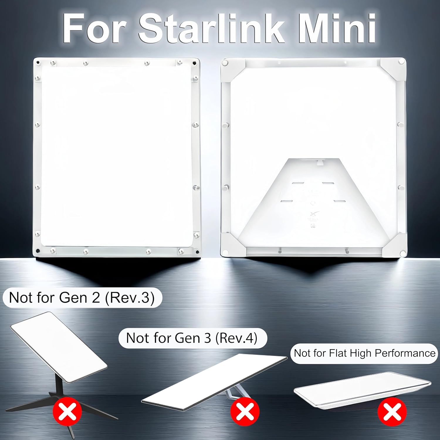 Starlink ミニカー吸盤マウント 強力な吸引保護マウントケース 車のサンルーフやダッシュボード Windows RV トラック