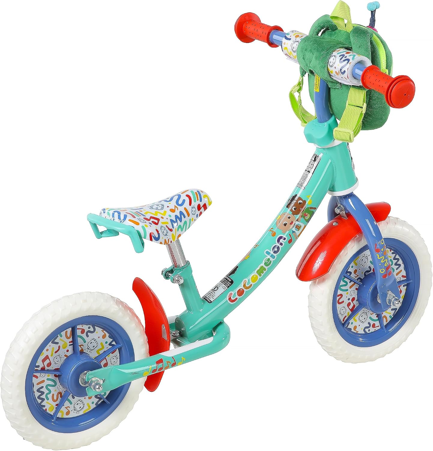 Dynacraft Cocomelon Balance Bike for Kids – Ideal for Toddlers, Lightweight and Durable, Fun and Colorful Design, Perfect for Learning Balance and Coordination, Easy to Assemble