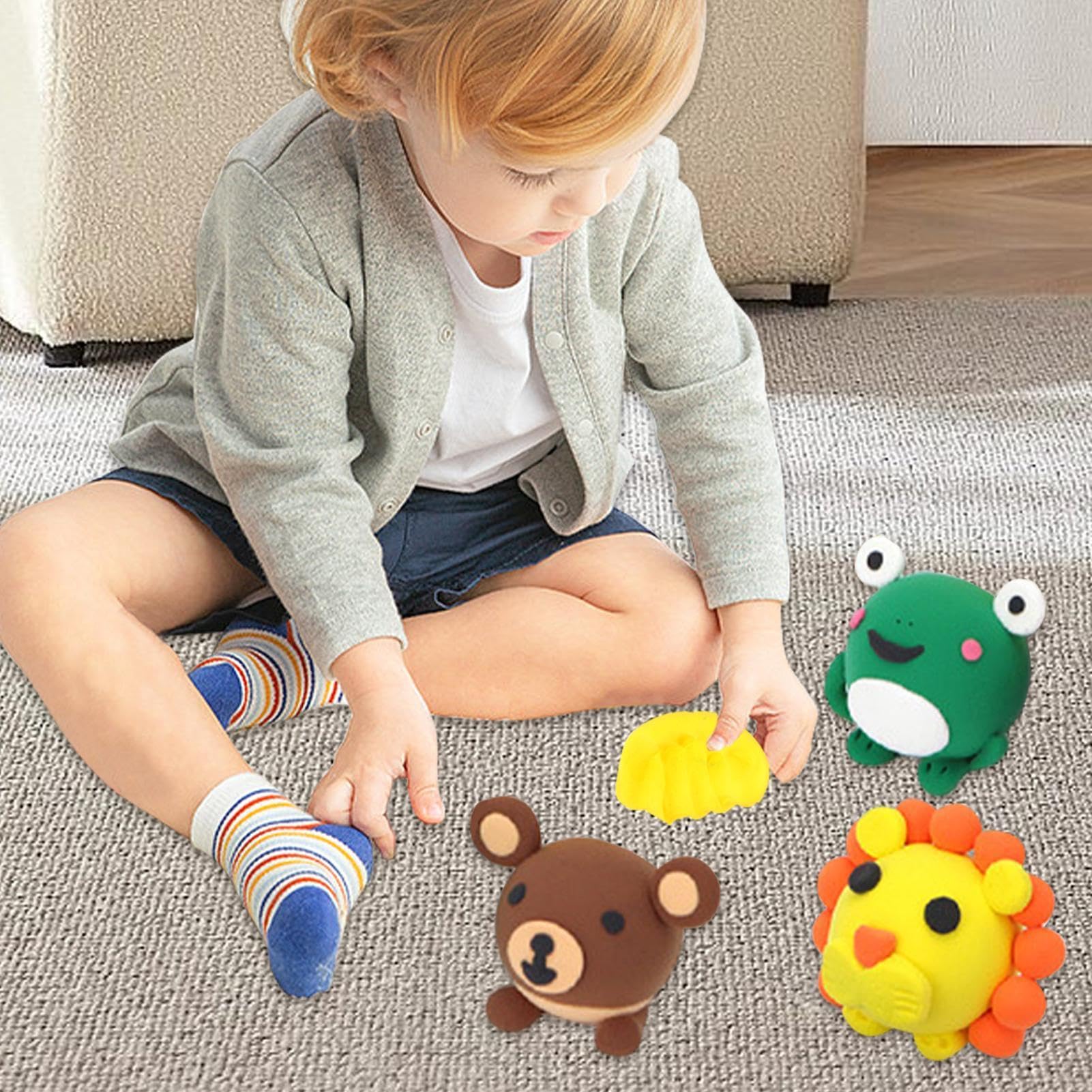 Generico Kit di Argilla, Argilla da Modellare per Bambini per Mastice di