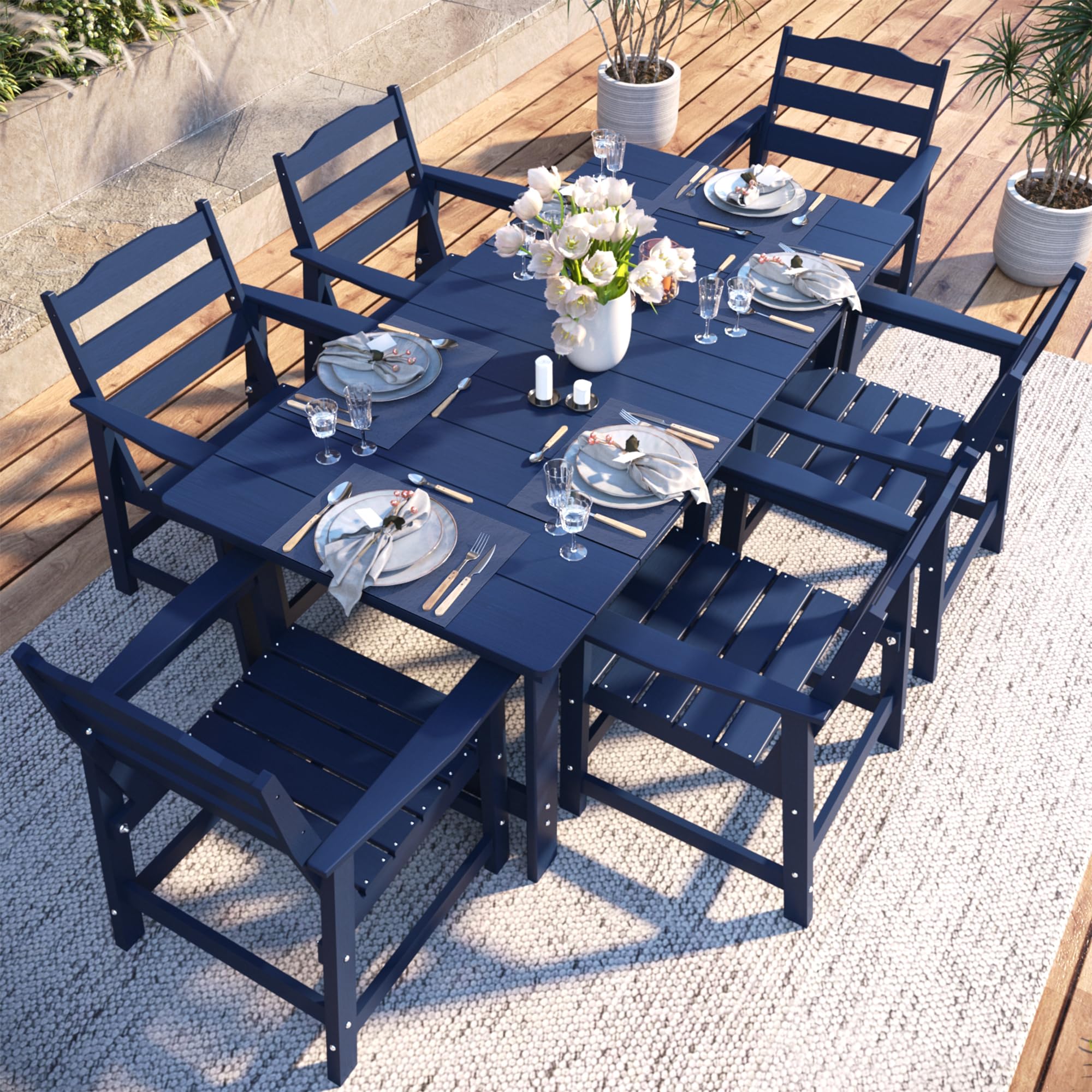 7-Piece Aluminum Outdoor Dining Set