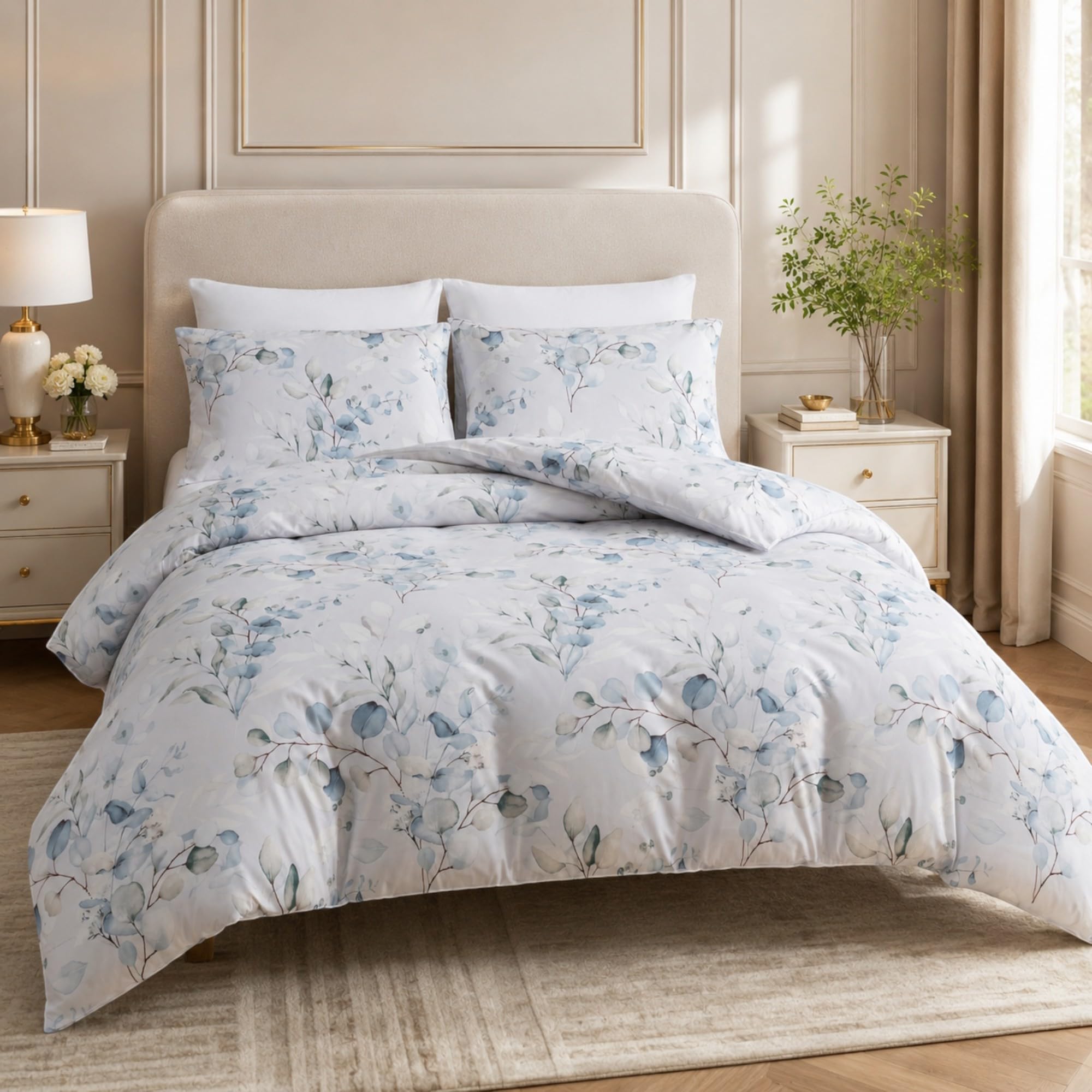 Lazzaro Home Feel The Difference White Lazzaro King Size Duvet Cover Sets Premium Microfiber Kingsize Duvet Cover Sets Ultrasoft Hypoallergenic Reversible Quilt Cover Bedding Set With Zipper Closure