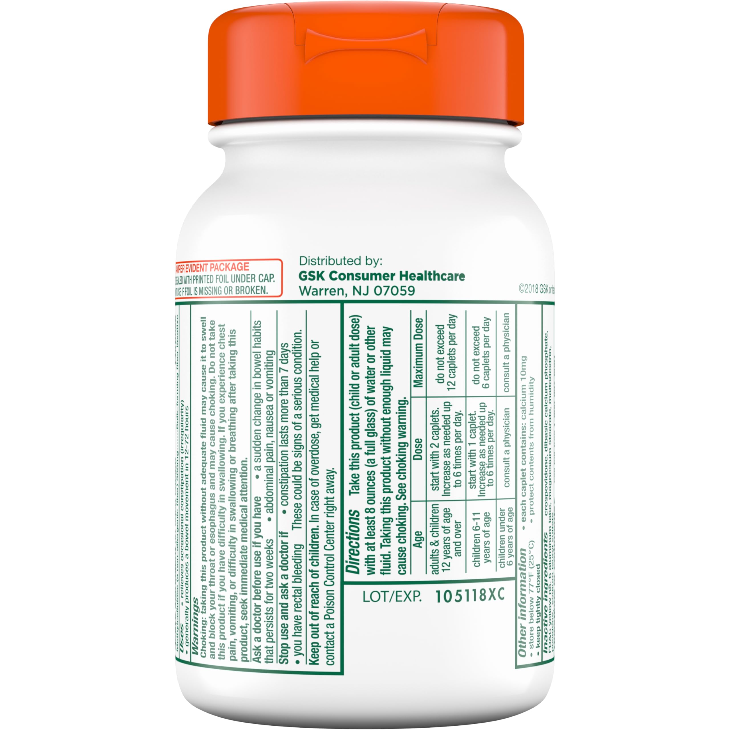 CITRUCEL Fiber Therapy for Occasional Constipation Relief, 100 Tablets — Amazon image 11