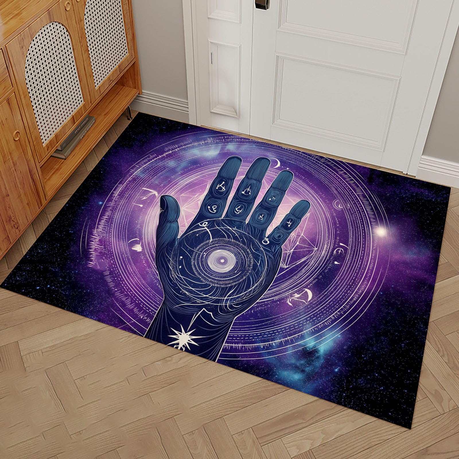 Tapis de Porte Antidérapant Violet pour En finir avec les Sols Mouillés