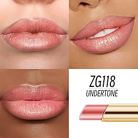 Depuplum Red Brown Nude Lipstick Set for Women Shimmer Tinted Lip Balm Hydrating Moisturizing Lip Gloss Cruelty Free Lip Makeup, DM108/111/118