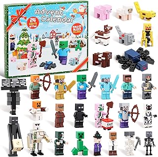 Christmas Advent Calendar 2023 Boys, 24 Days Toy Figures Building Blocks Countdown Calendar Including 29 Characters, Boys ...
