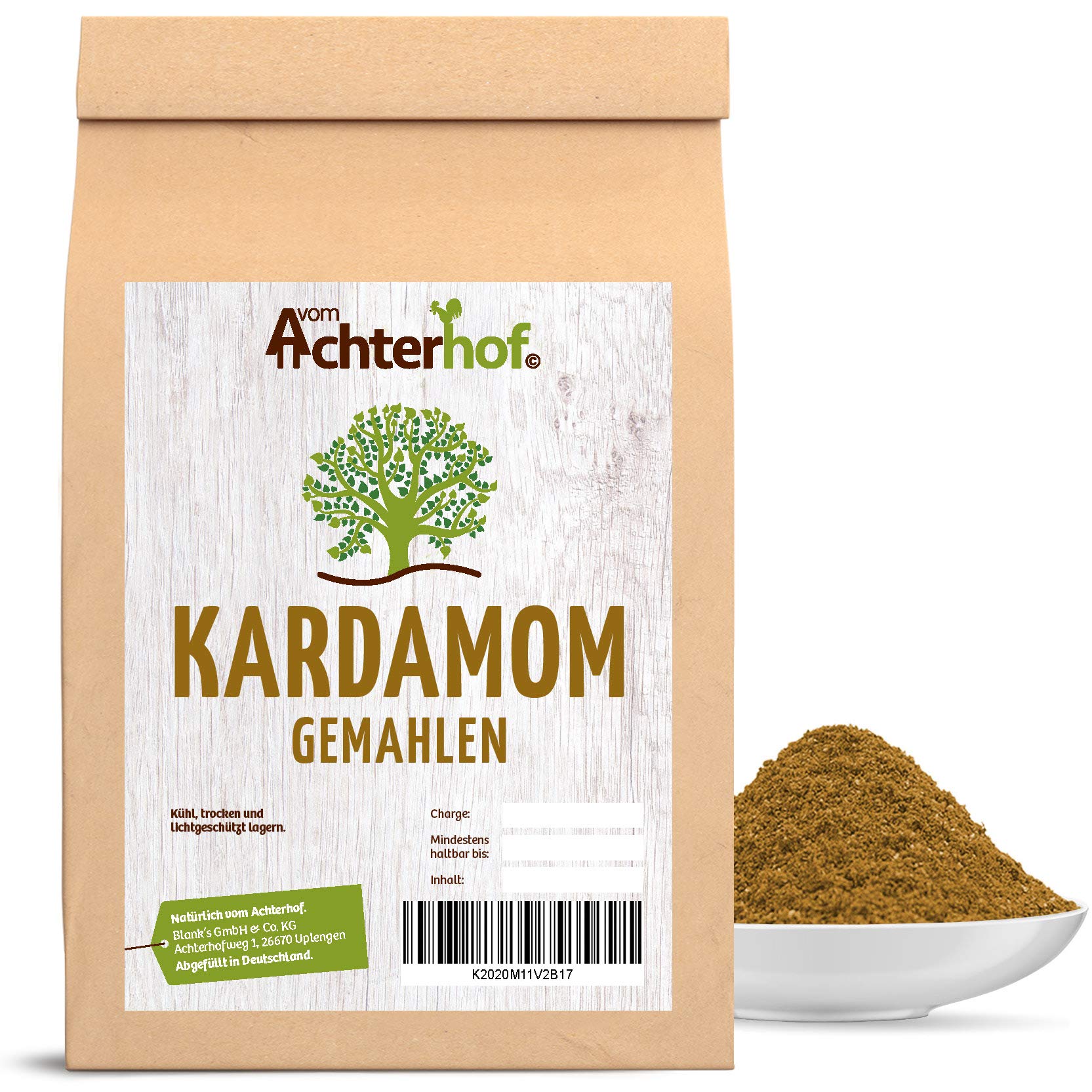 100 g Kardamom grün gemahlen Premiumqualität natürlich vom-Achterhof Kardamon