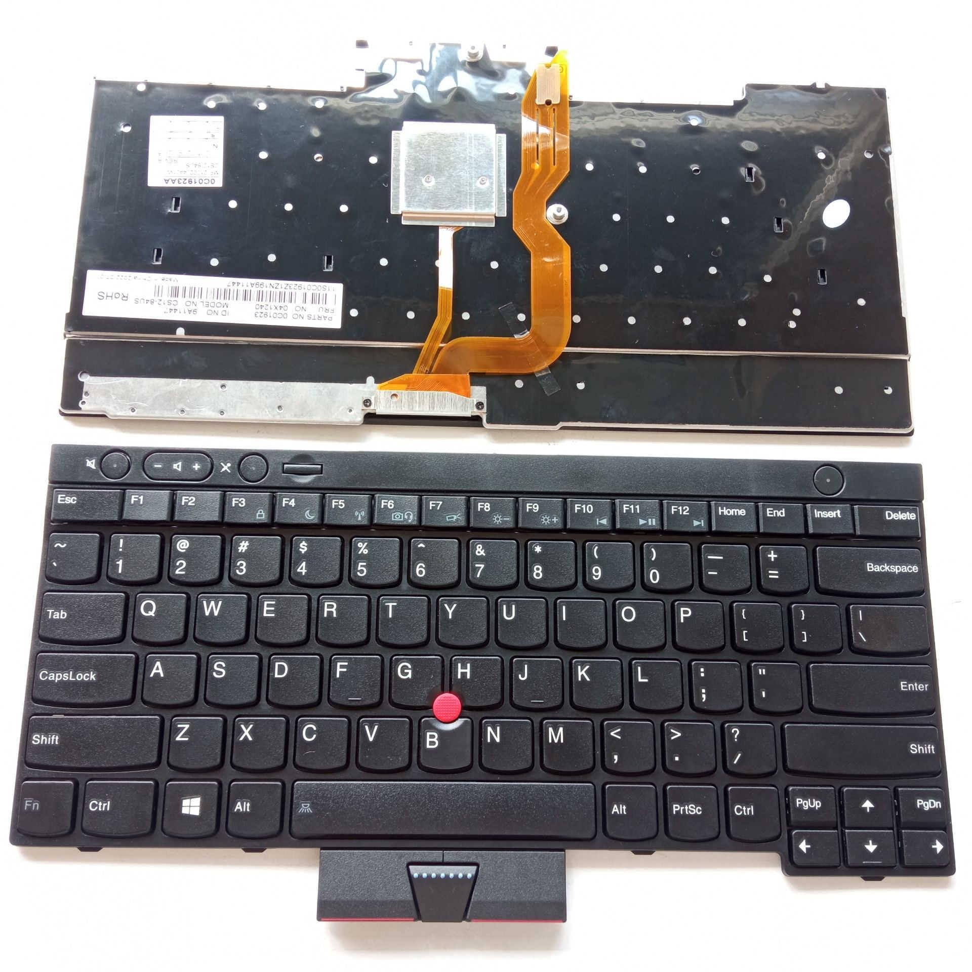 Clavier d'ordinateur portable IBM Thinkpad T430 T430S X230 W530 - Touches noir US avec trackpoint