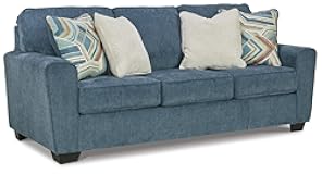 Signature Design by Ashley Cashton Casual Sofa for Living Room&comma; Blue