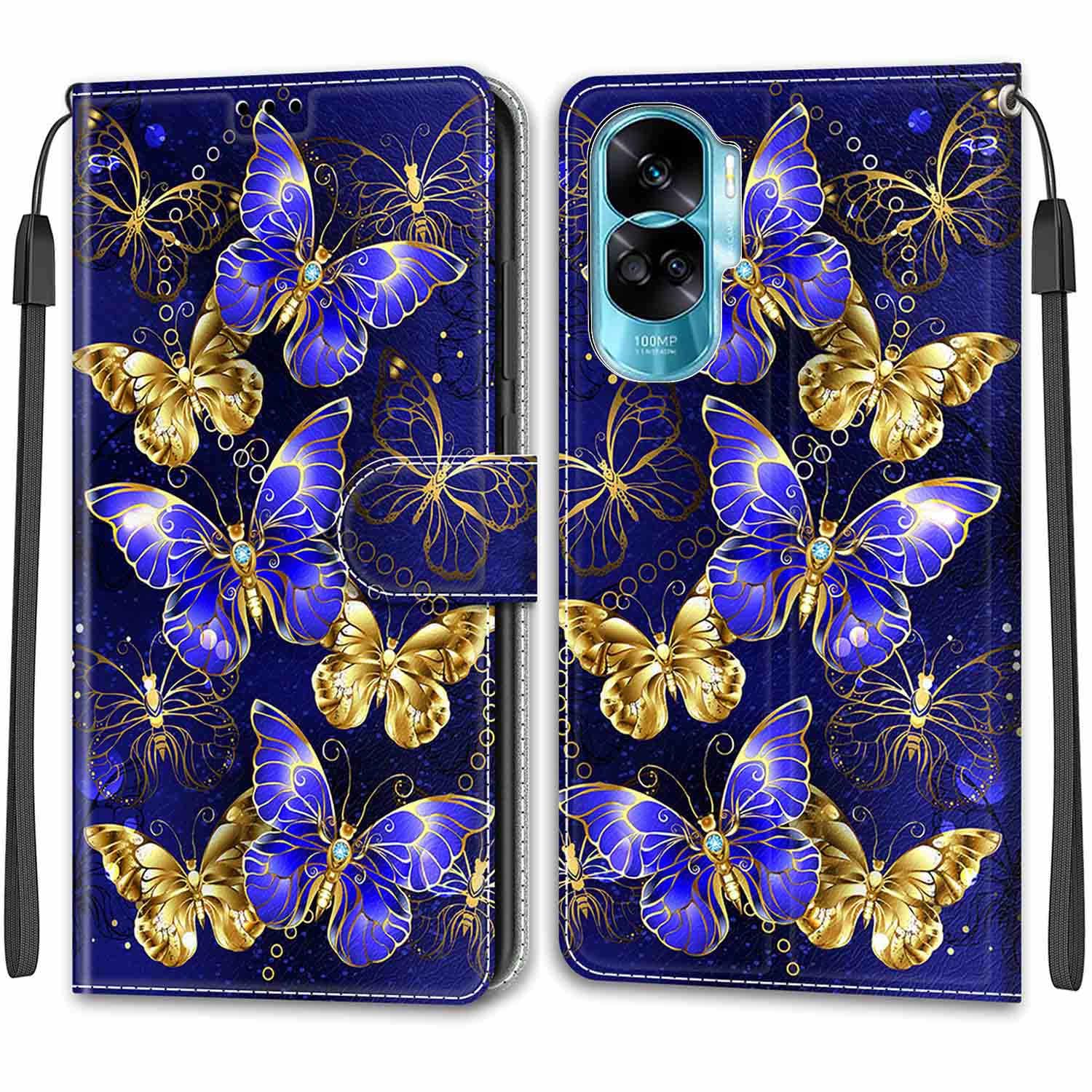 COVER LIBRETTO PER HONOR 90 LITE 5G - CUSTODIA LIBRO SMART MAGNET CASE NERO - Foto 9