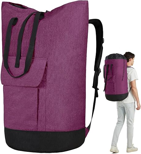Bolsas de lavandería extra grandes y resistentes, bolsa de lavandería de 115 litros para la universidad, mochila de lavandería, bolsa de lavandería
