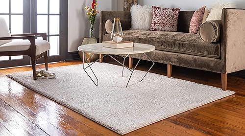 Miniatura 3 de Unique Loom Colección Solo - Alfombra de área Calabasas (2 pies 2 pulgadas x 3 pies 1 pulgada, rectangular, color marfil)