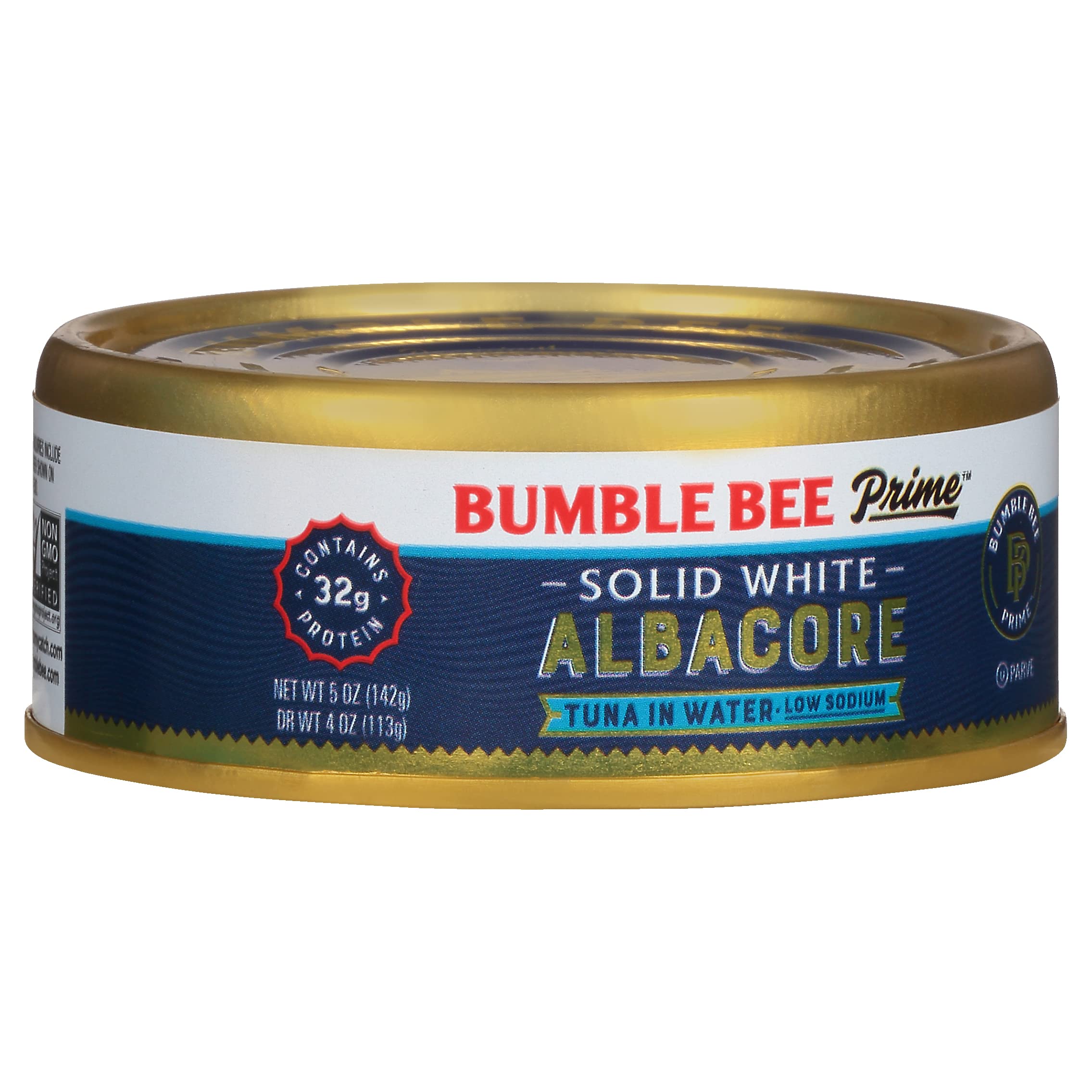 Bumble Bee Prime Solid White Albacore Tuna Low Sodium in Water, 5 oz