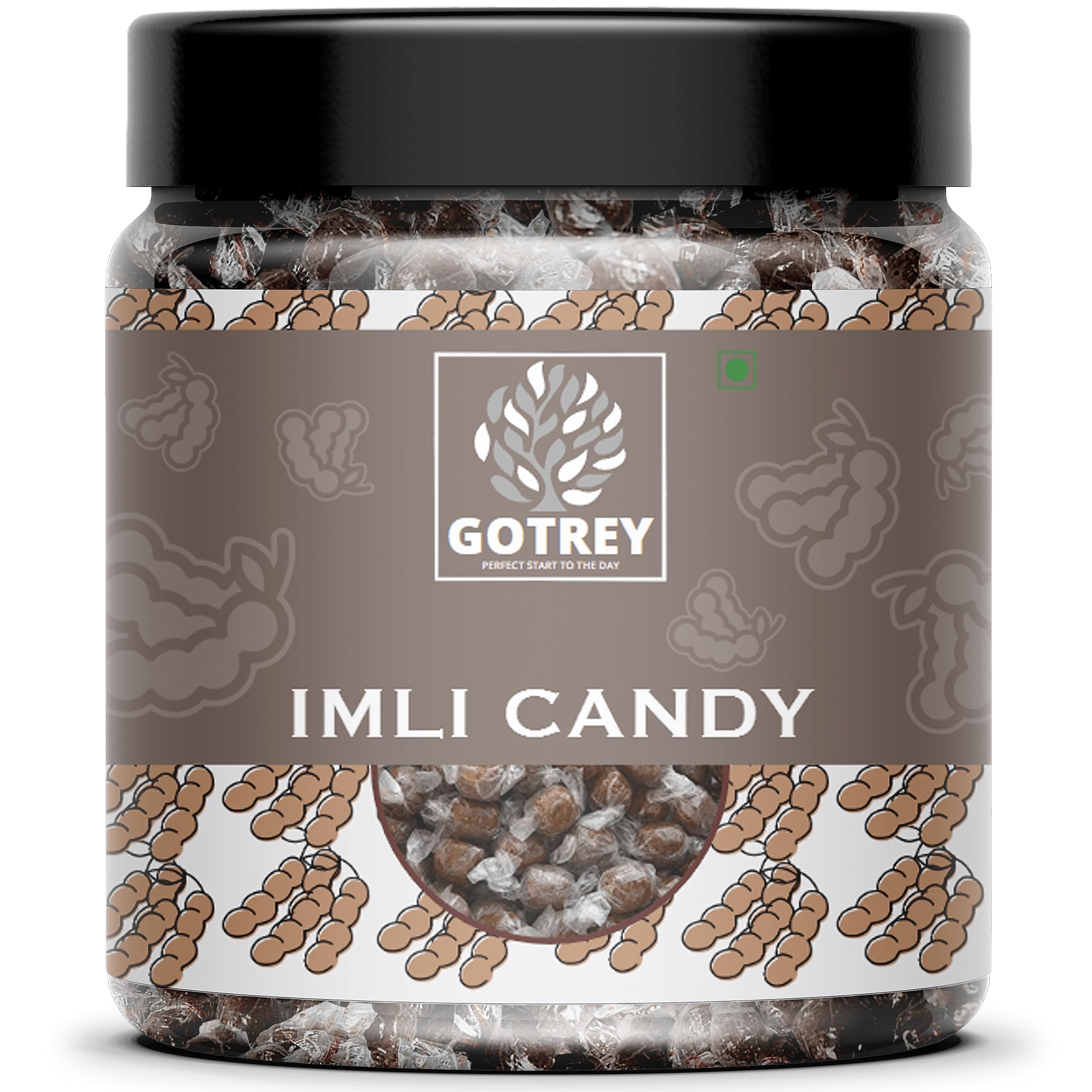 GOTREY Khatti Methi 900 gm Imli Candy 100% Tamarind Twist Candies Chulbuli Emli Toffee Mouth Freshener for Kids and Adults