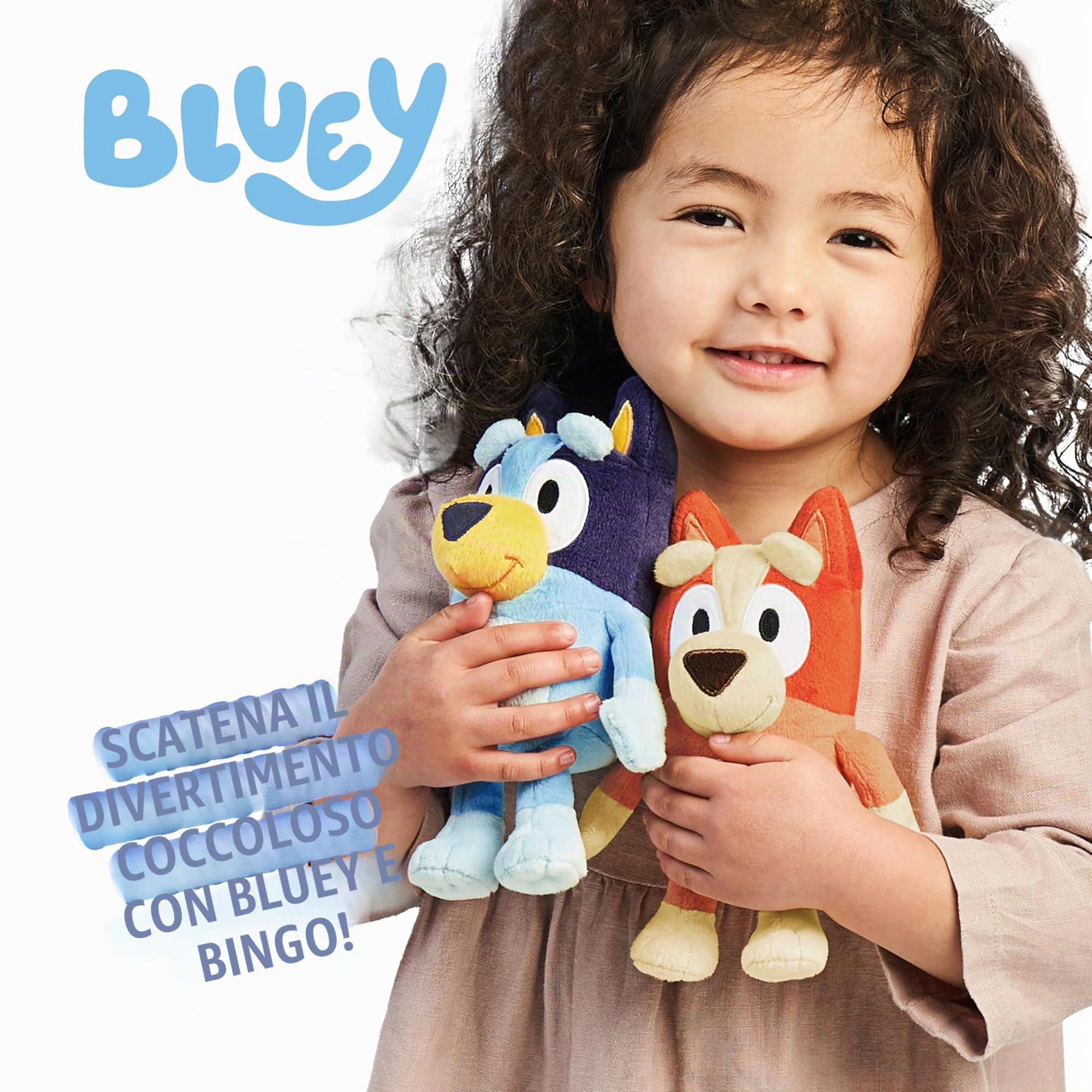 Bluey Peluche da 20,3 cm, confezione da 2 e Bingo