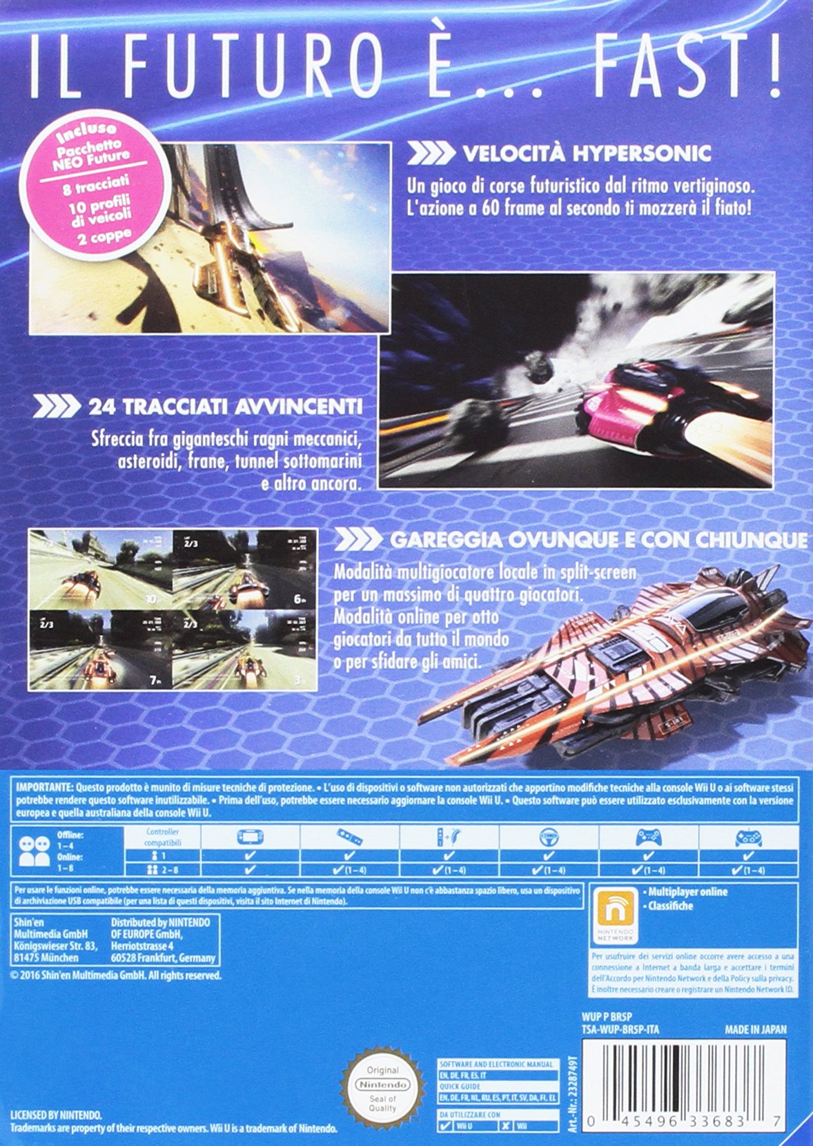 Fast Racing Neo e-Shop - Nintendo Selects - Nintendo Wii U